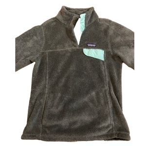 Patagonia Women's Re-Tool Snap-T® Fleece Pullover Size Medium Feather Grey NWOT